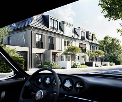 Zeitloses Stadthaus mit Sonne aus Südwesten