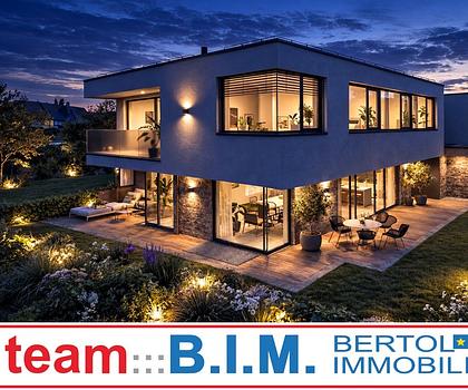 Magie der handverlesenen Lage – Genehmigte Bauhausvilla auf exklusivem Grundstück in Seenähe.