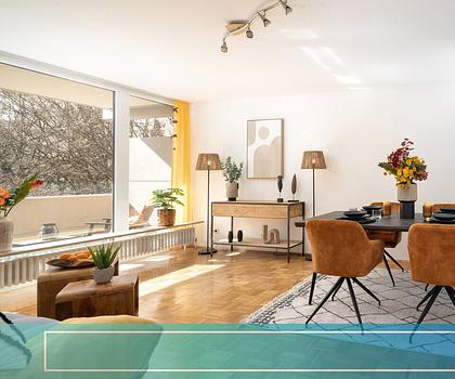 Grünblick & Privatsphäre – helle 2,5-Zimmer-Wohnung mit sonnigem Südbalkon