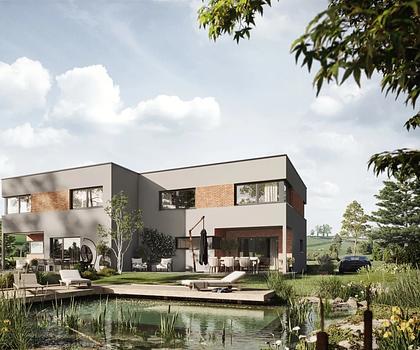 Exklusives Baugrundstück in erster Seereihe (ca. 4.200 m²) – 2 DHH möglich (je DHH, ca. 2.100 m²)