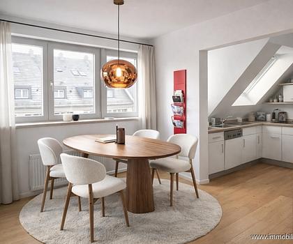 Helle 3,5-Zimmer-Maisonette in bester Lage von Gern