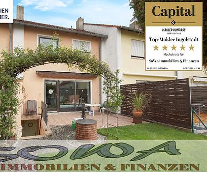 Familienfreundliches Reihenmittelhaus mit Garten und Terrasse in Neuburg zu vermieten - Ein Objekt von Ihrem Immobilienpartner SOWA Immobilien und Finanzen