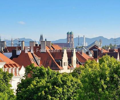 Besichtigung 10.4.. Top of Schwabing, Apartment mit Alpenblick. Per Angebot.