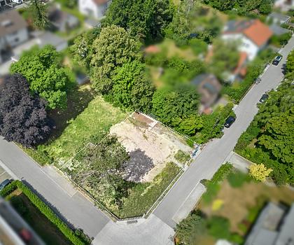 Baugrundstück mit genehmigtem Doppelhausprojekt und über 330 m² möglicher Wohnfläche