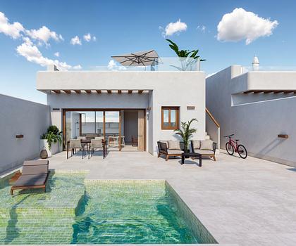 Ebenerdige Villa mit privatem Pool