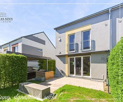 Familienfreundliche "Doppelhaushälfte" mit pflegeleichtem Garten und viel Platz auf drei Etagen