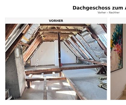 Zum Selbstausbau mit voller Afa: DG Wohnung und Speicher - mit jetzt schon fertiger Dachterrasse!