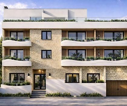 Wohnung 100m bis zum Meer mit Rooftop Pool