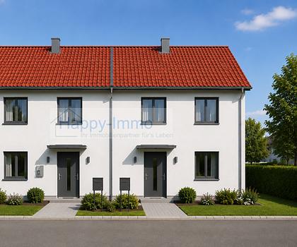 Neubau DHH mit ca. 140 qm Wfl, Grundstück - Projektiert in Unterhaching