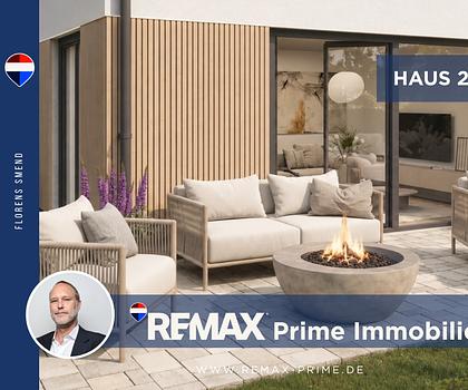 Seltene Chance: KfW-40 Neubau-DHH nahe Lerchenauer See. Provisionsfrei für Käufer. Exposé für DHH 2.