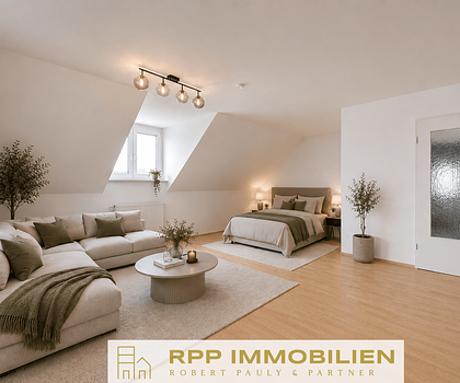Provisionsfrei - Großzügiges Apartment mit Umbauoption auf 2 Zimmer und Genehmigung für einen Balkon